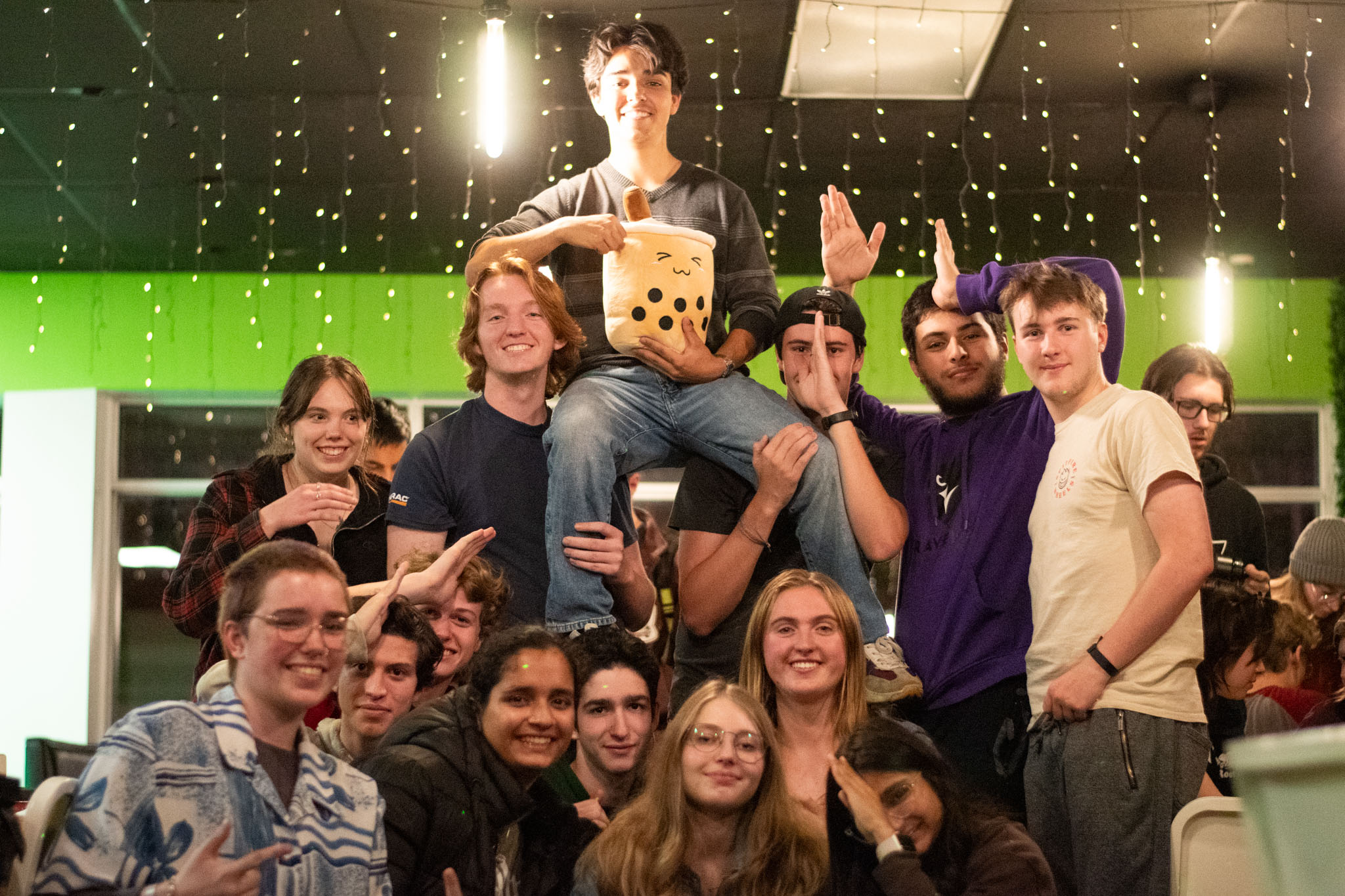 a wholesome group photo from the boba bitsoc event